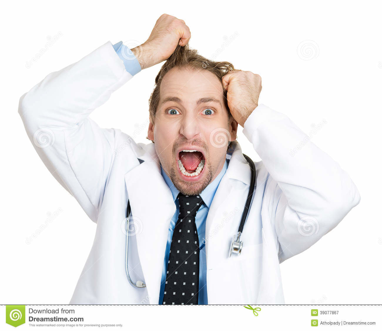 кричащий врач