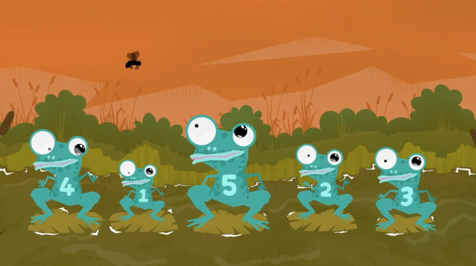 Frogs in the wrong numerical order - BBC
