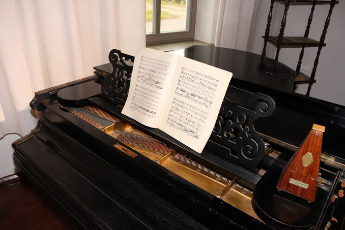 Rašytojos daiktai muziejuje