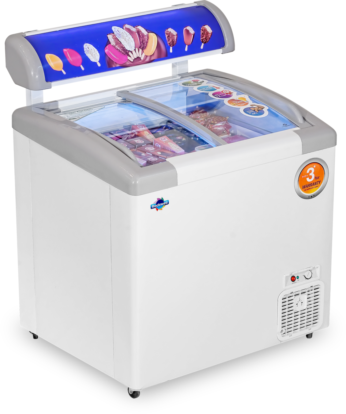 Glasstop Freezers Rockwell Brand All Models