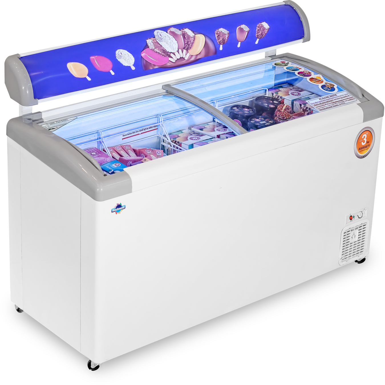 Glasstop Freezers Rockwell Brand All Models