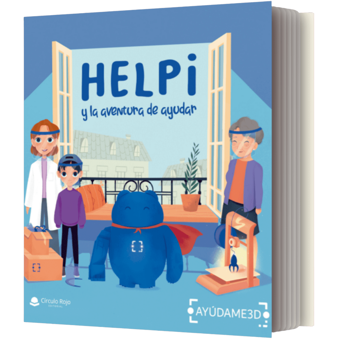 Cuento solidario "Helpi y la aventura de ayudar". Todos los beneficios de la venta del cuento van destinados a la ONG
