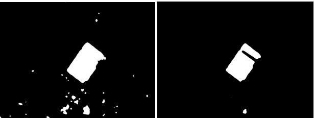 Detection of the object over our sample dataset