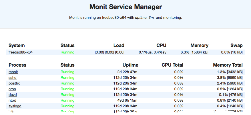 monit error connecting to the monit daemon