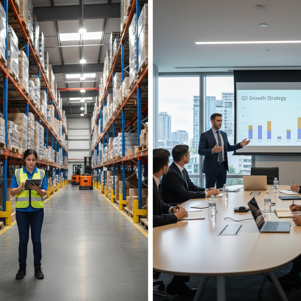 Strategic partnership and operational excellence visualization