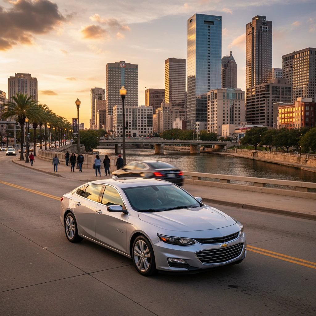 White 2017 Chevy Malibu in Fort Worth, Texas
