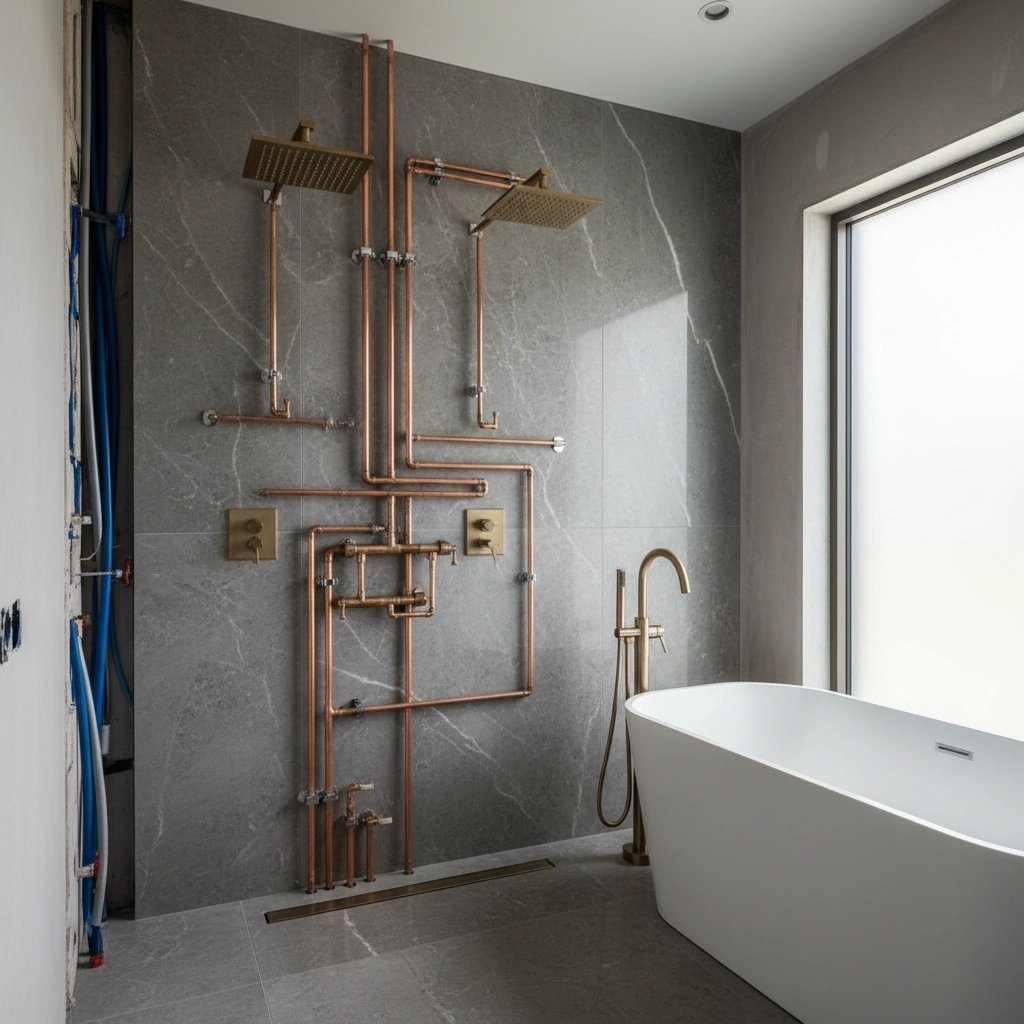 Luxury Bathroom Rough-in