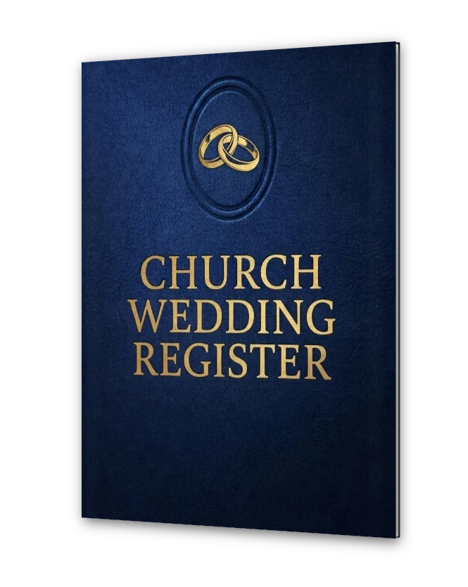 Marriage Record Book for Churches