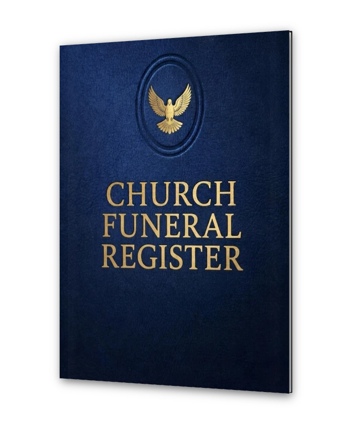 Funeral Record Book for Churches