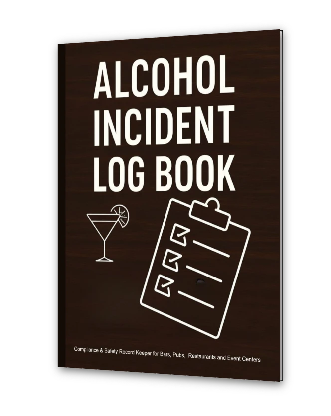 Alcohol Incident Log Book