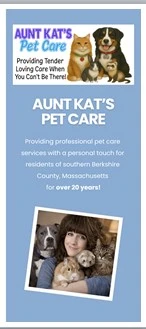 Aunt Kat's Pet Care Brochure 2025