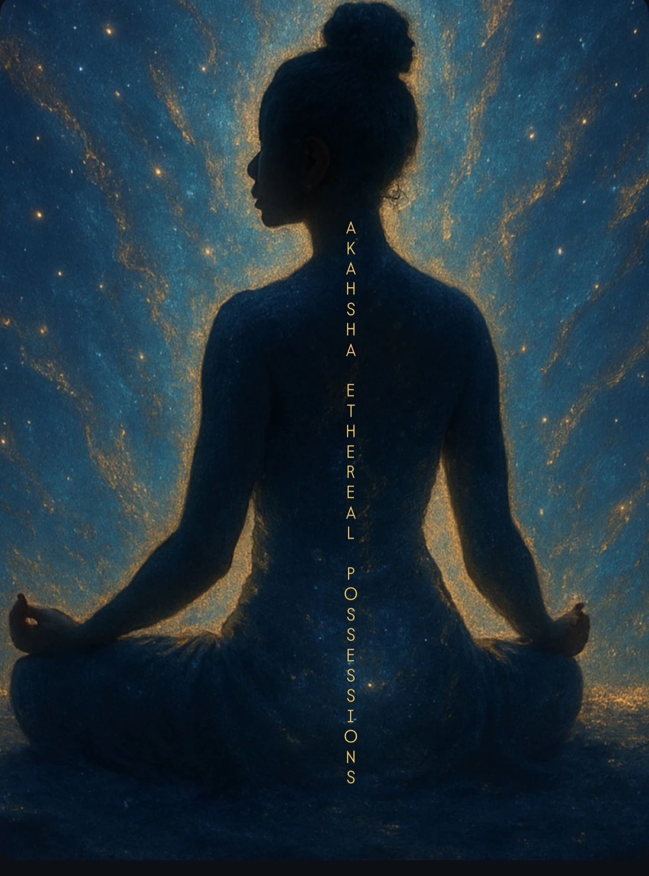 Sacred sanctuary interior with mystical ambiance