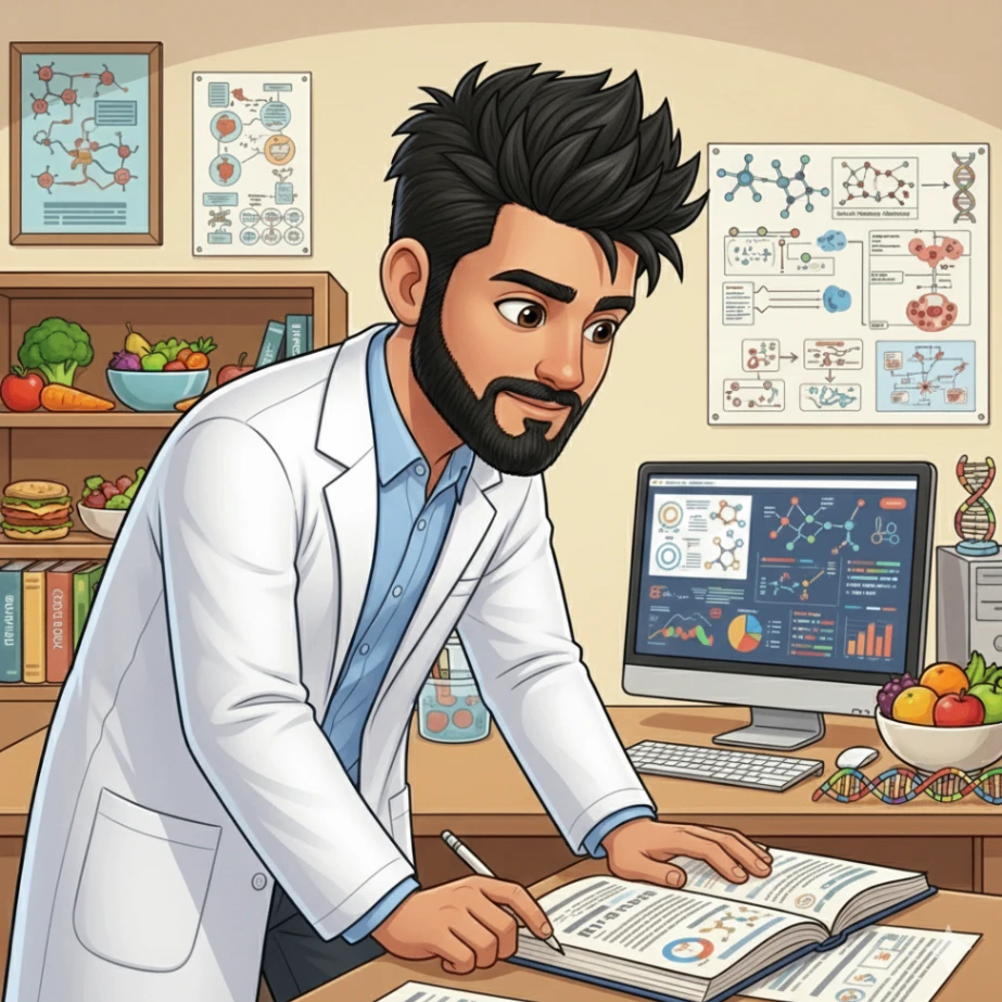 Professional portrait of nutritionist in clinic setting