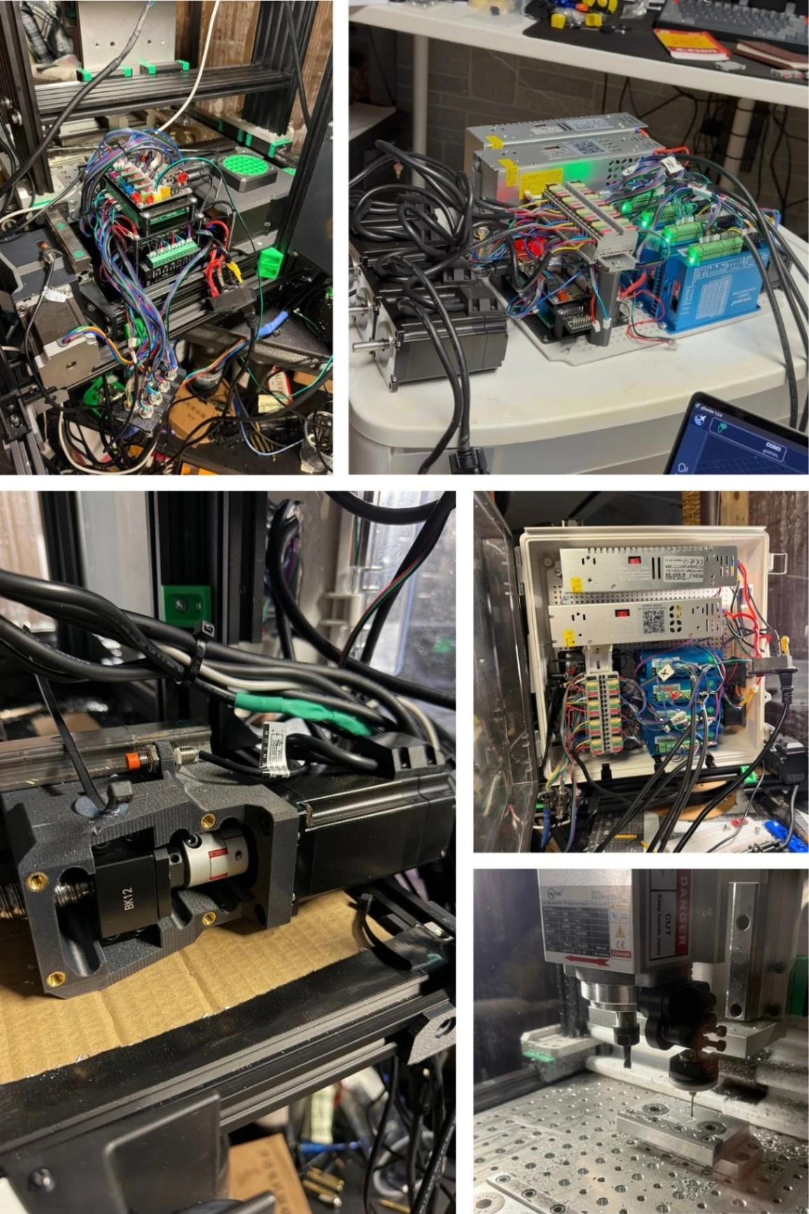 Server room with moody lighting