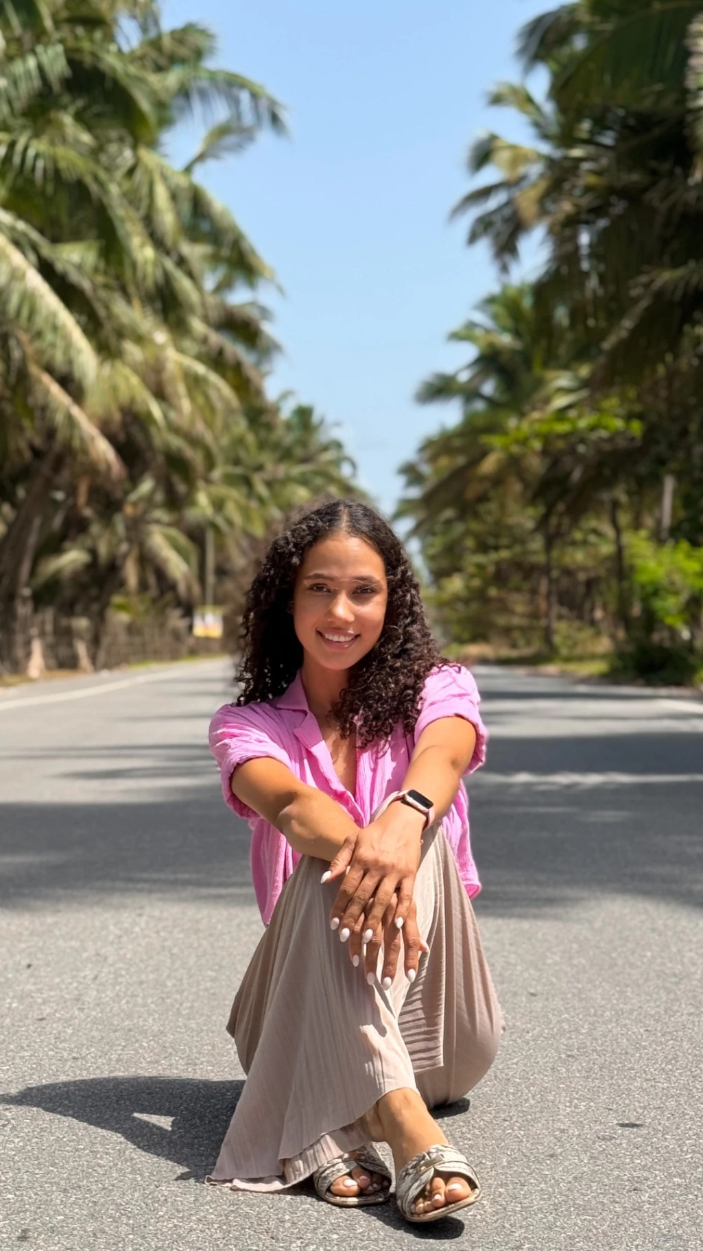 Serene Caribbean coastline with clear turquoise water