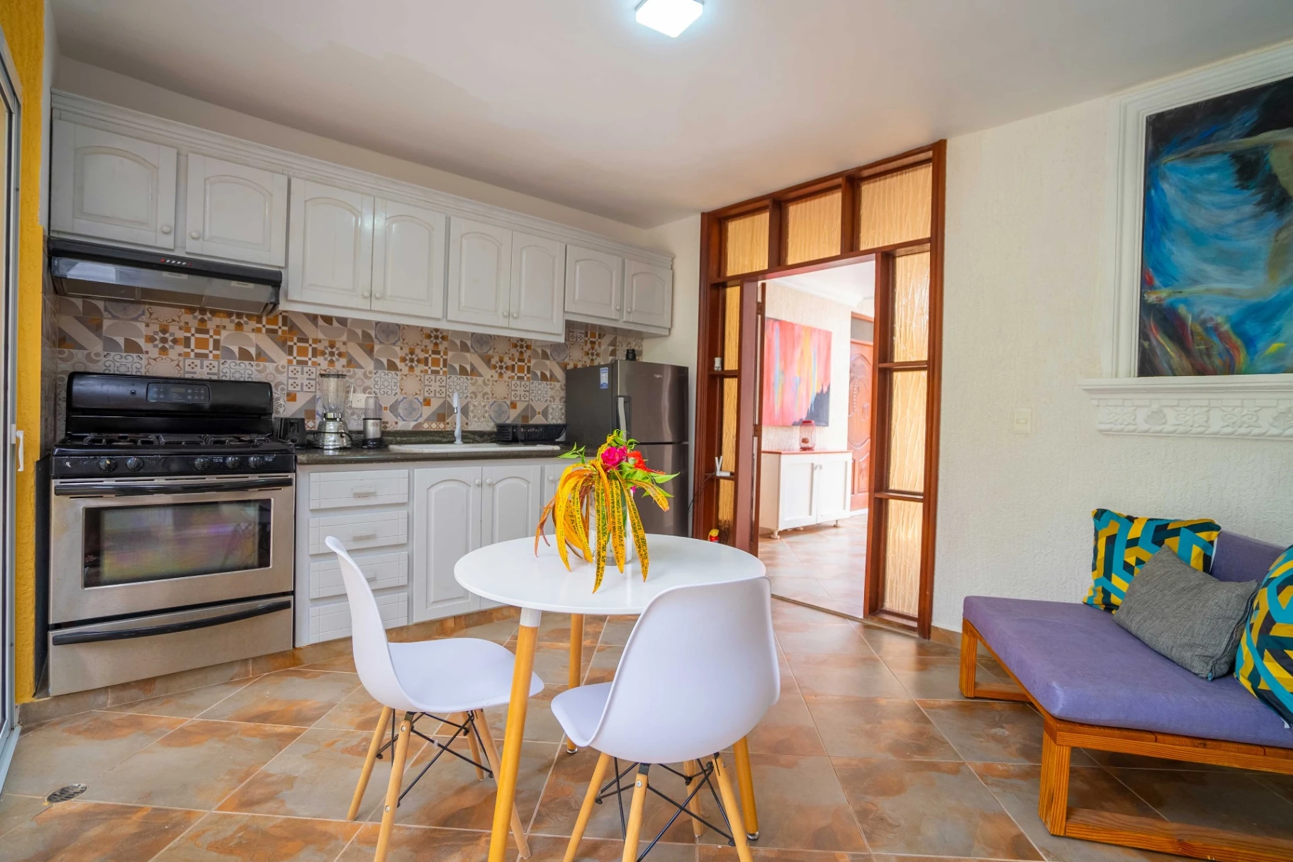 Sunlit Apartment Interior