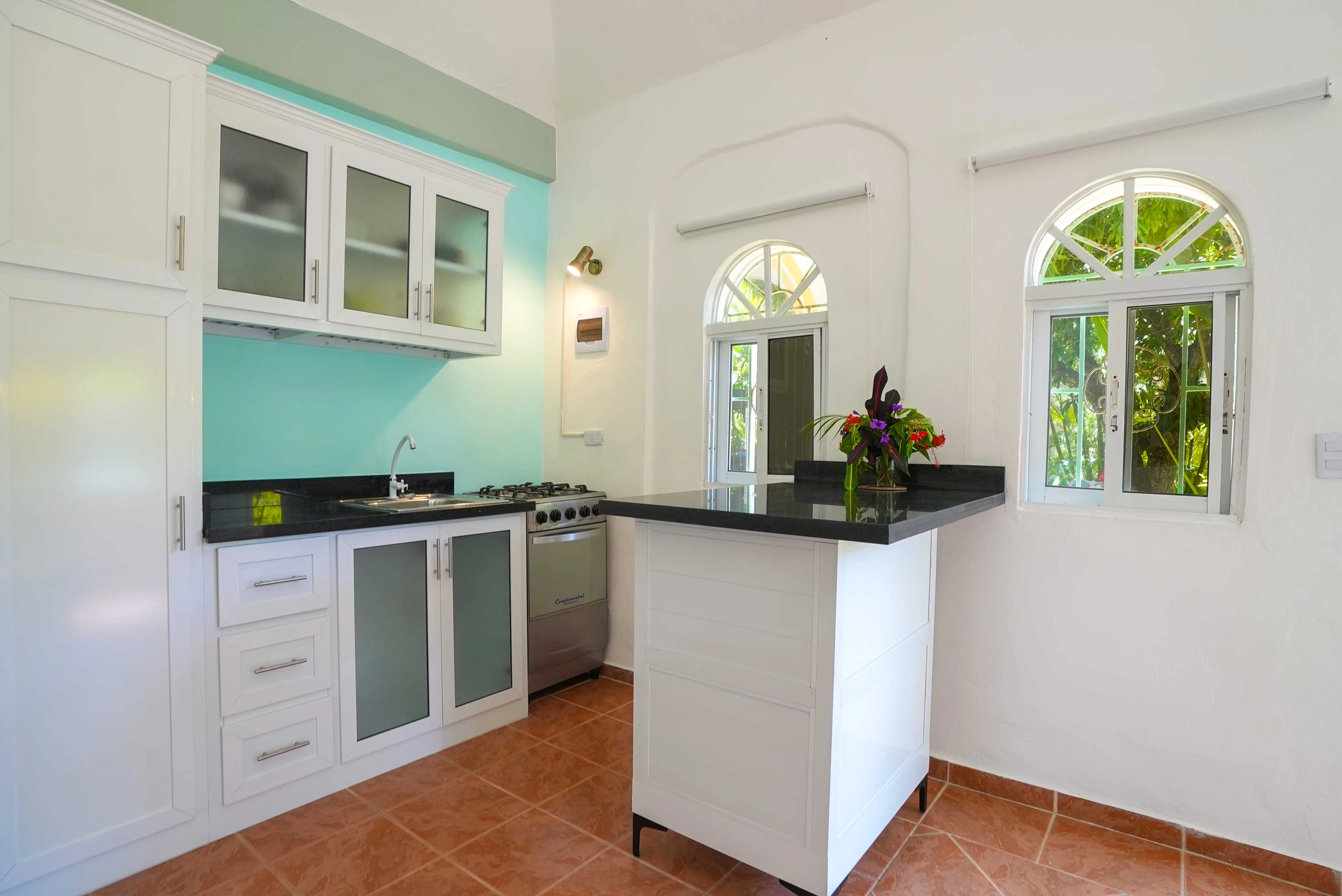 Golden hour sunlight hitting sand