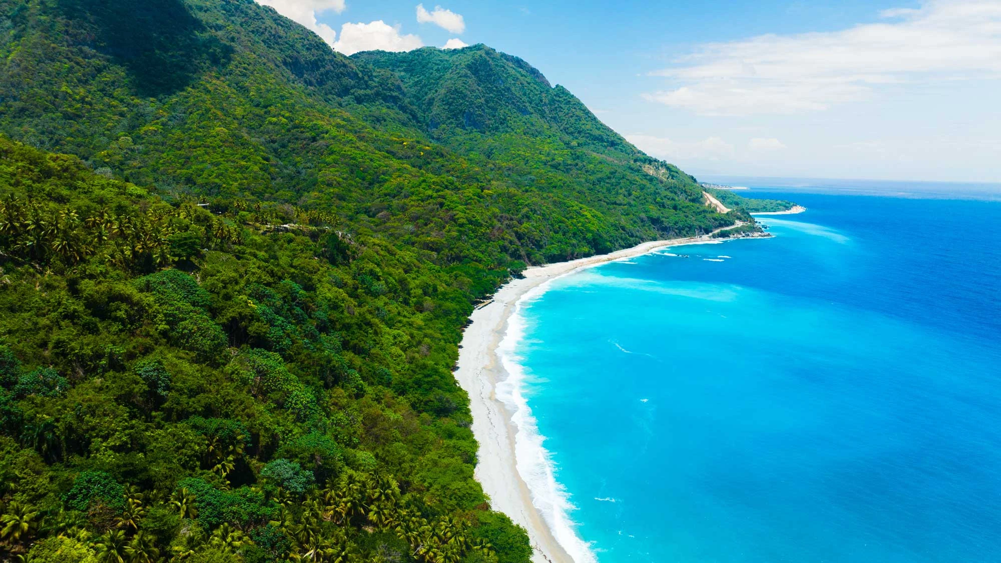 Bright airy apartment interior with terrace