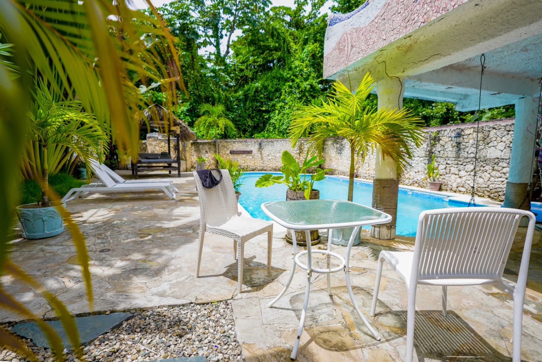 Modern interior design detail with high ceilings