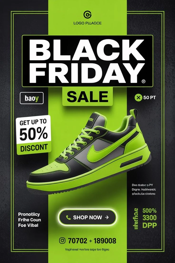 Clean Graphic Design Inspiration Nike branding poster design