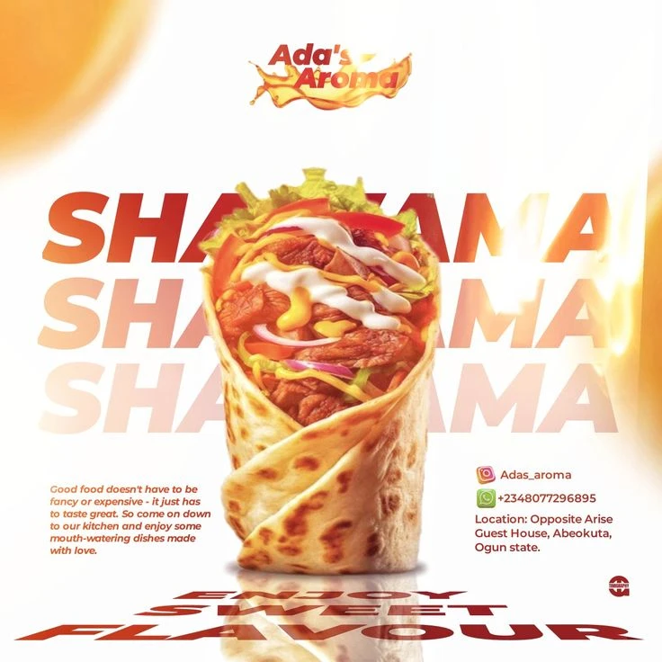 Ada Aroma E-flyer Design