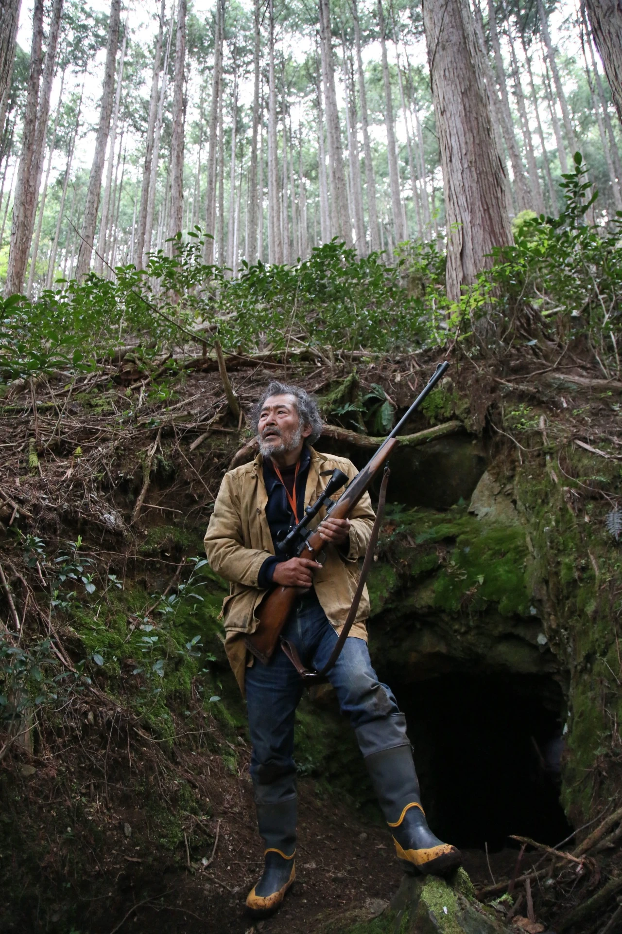 Vertical composition of modern interior design