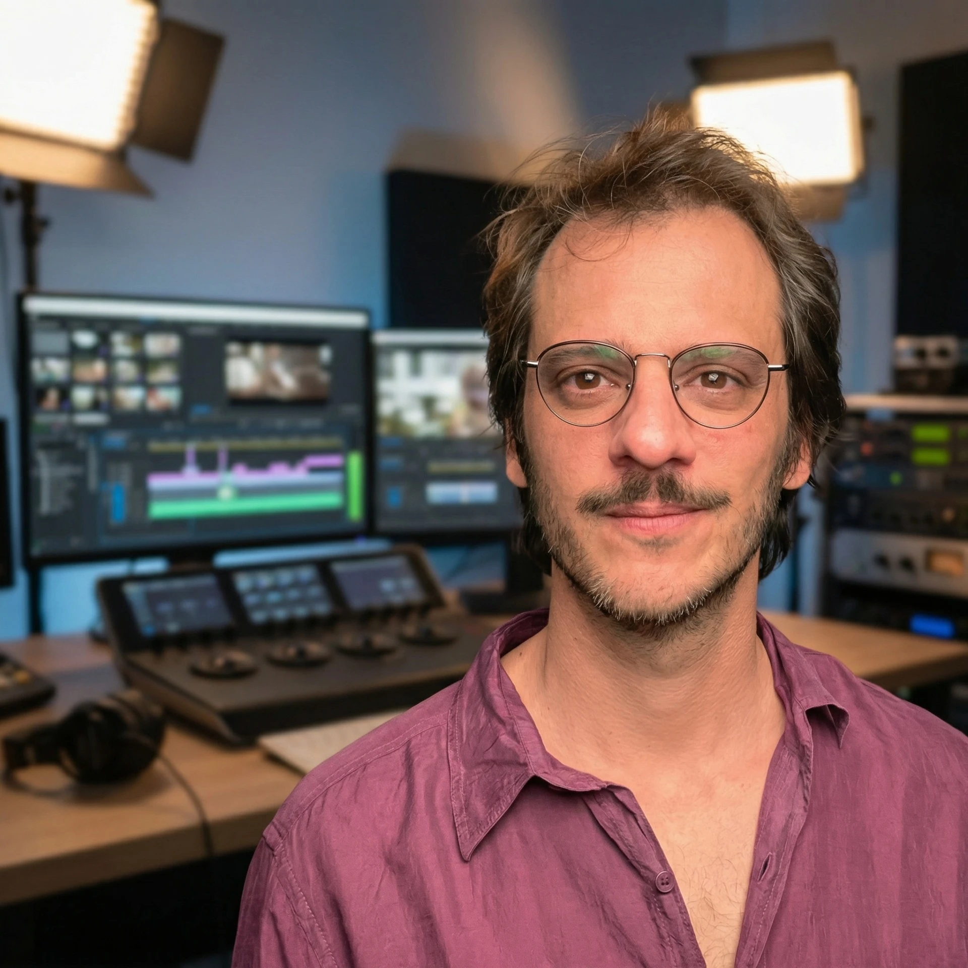 Video editing timeline interface close-up showing precise cuts