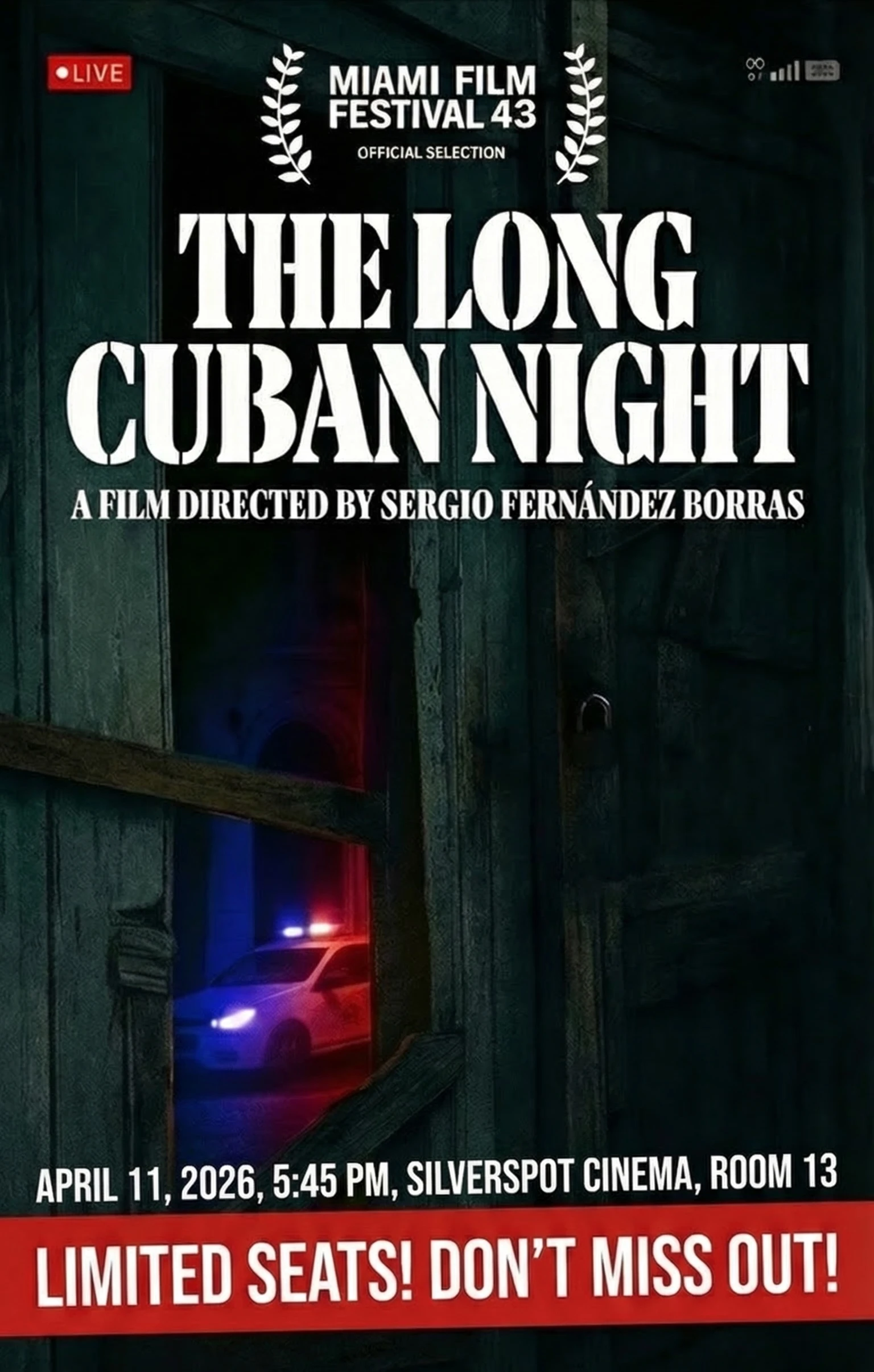 Póster oficial de la película La Última Frontera