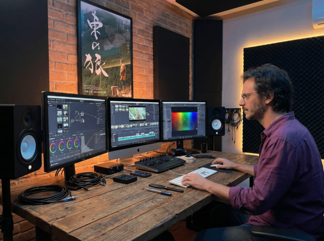Video editing timeline interface close-up showing precise cuts