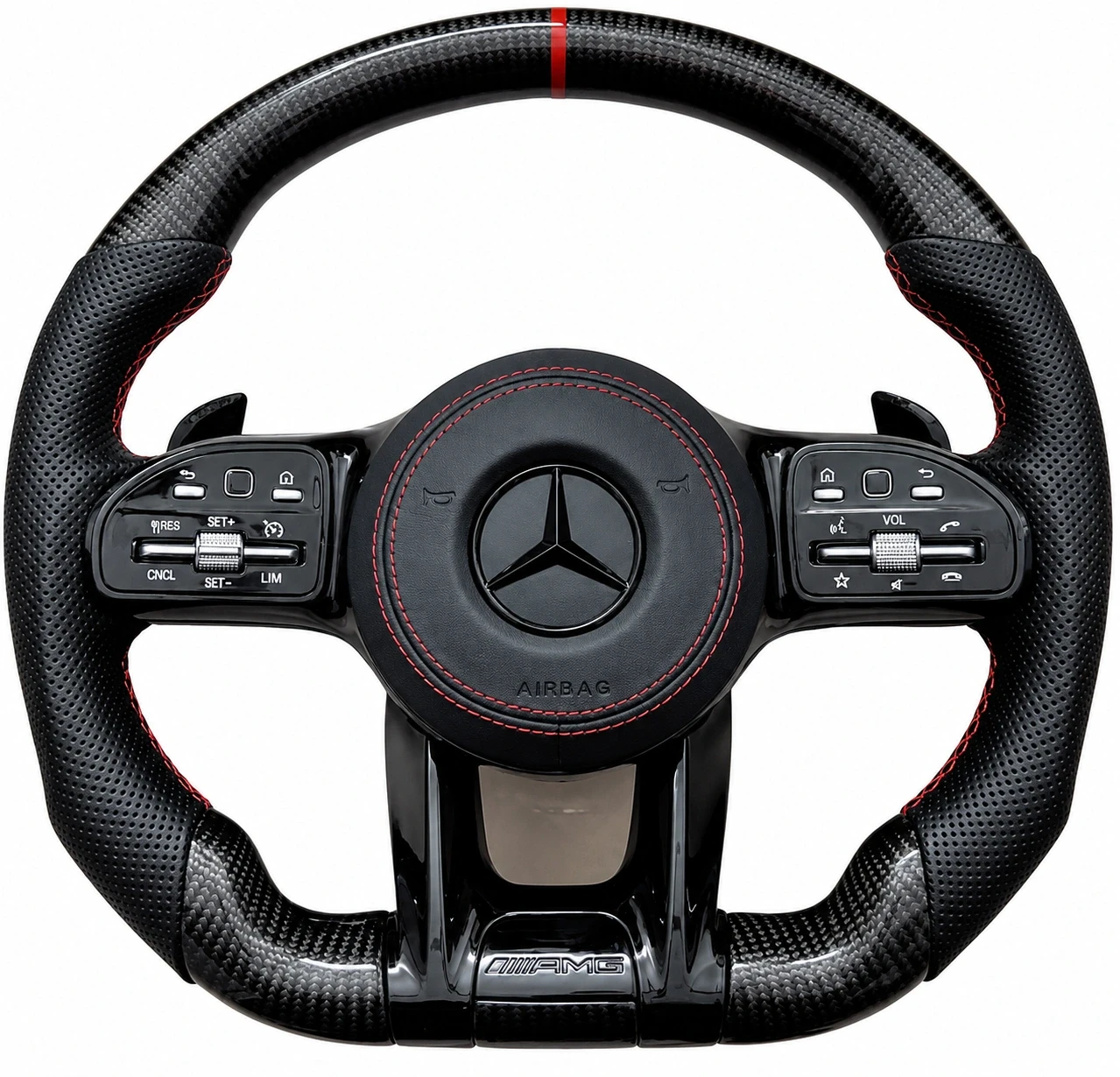 Custom Carbon Fiber Steering Wheel