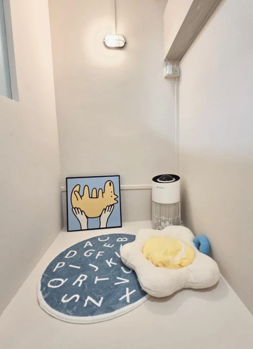 Standard cozy dog suite with soft bedding