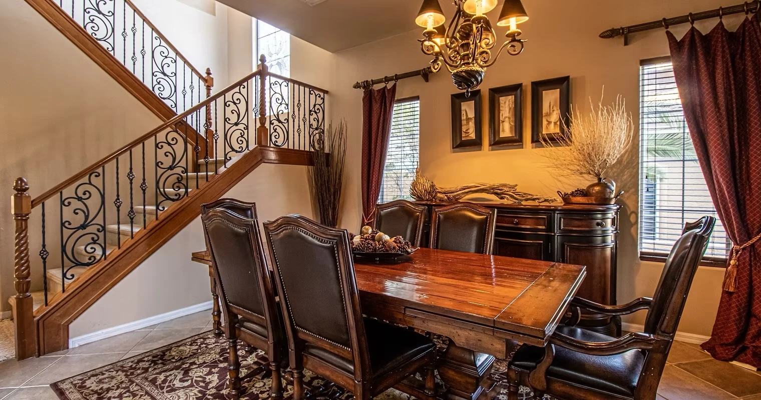 Luxurious outdoor patio and infinity pool