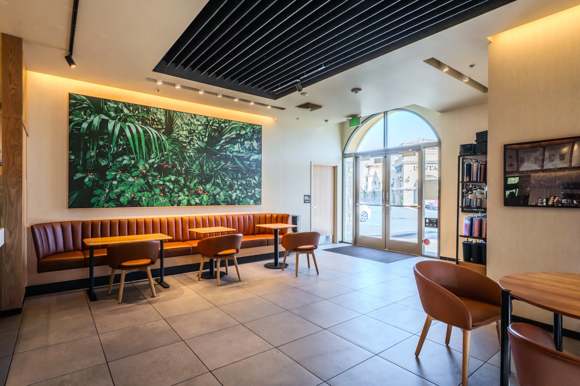 Spacious open-plan dining and entertainment area