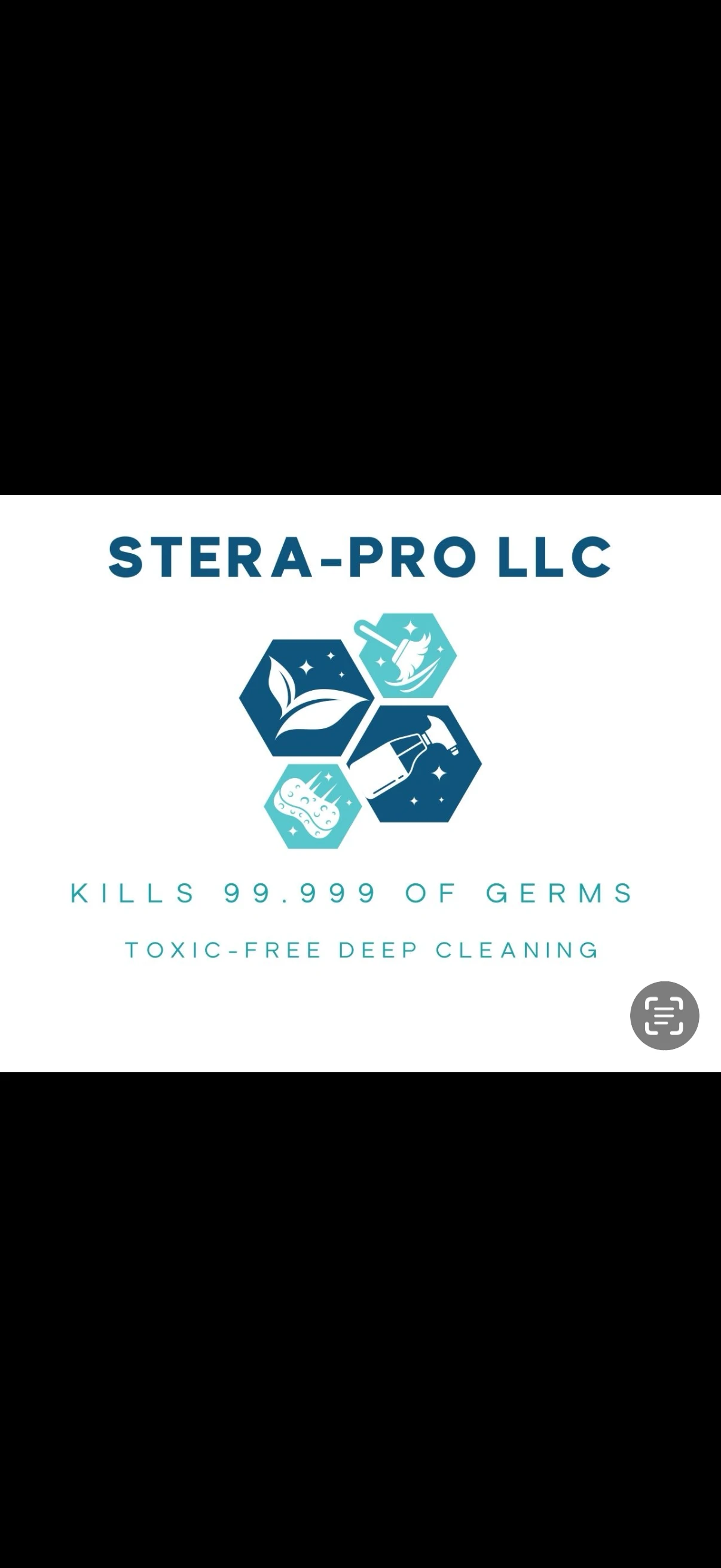 Professional sterilization team in protective gear cleaning a modern facility