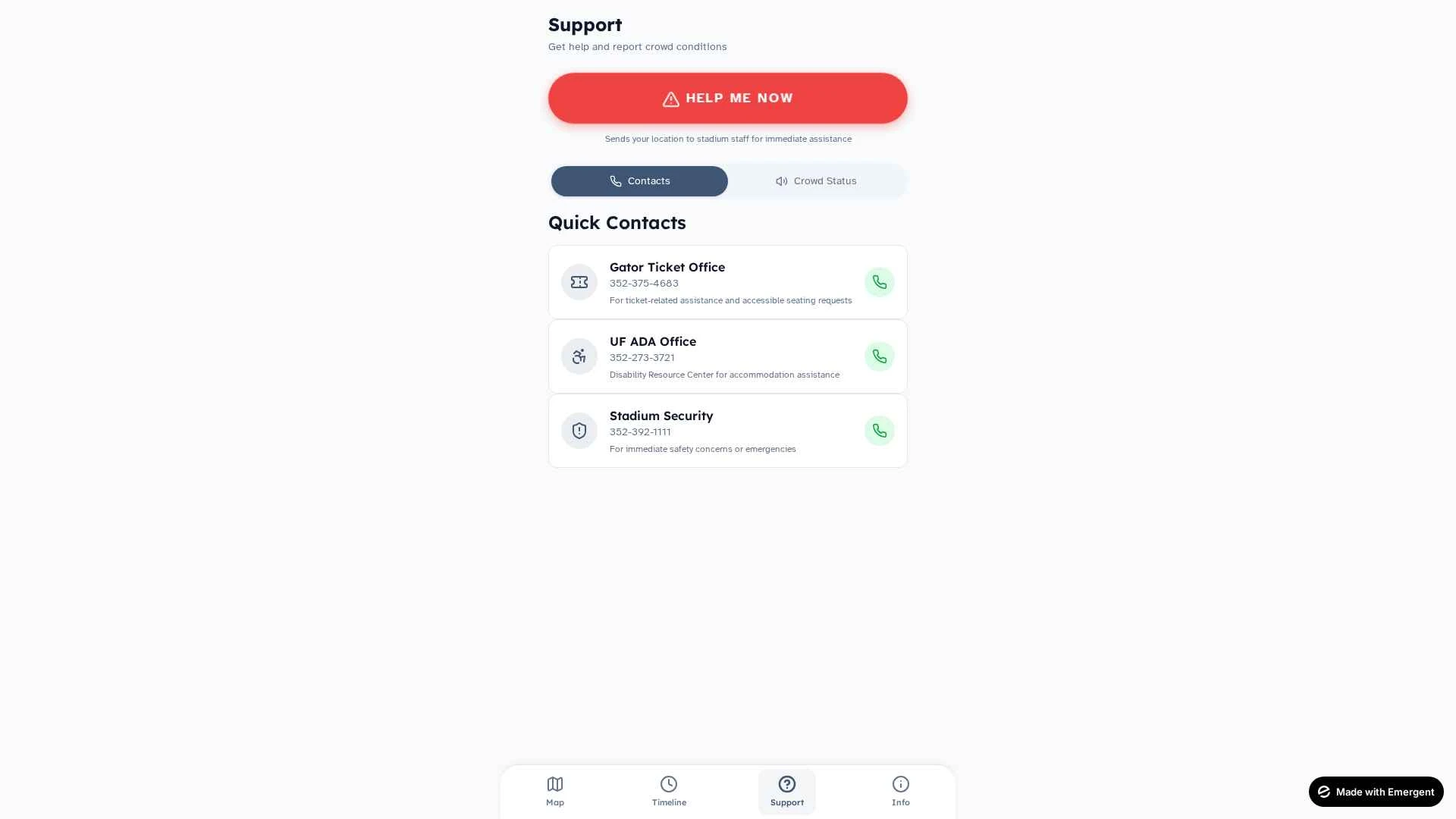 Night game atmosphere with inclusive lighting adjustments
