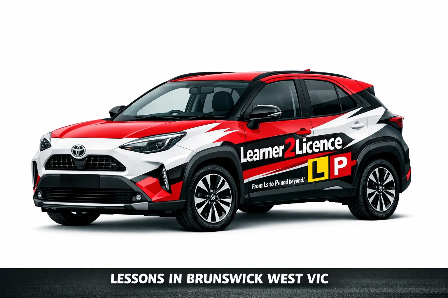 Professional driving instructor teaching a student in a modern vehicle