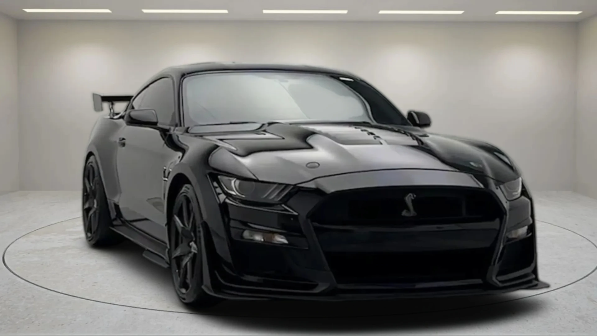 Premium luxury vehicle front view