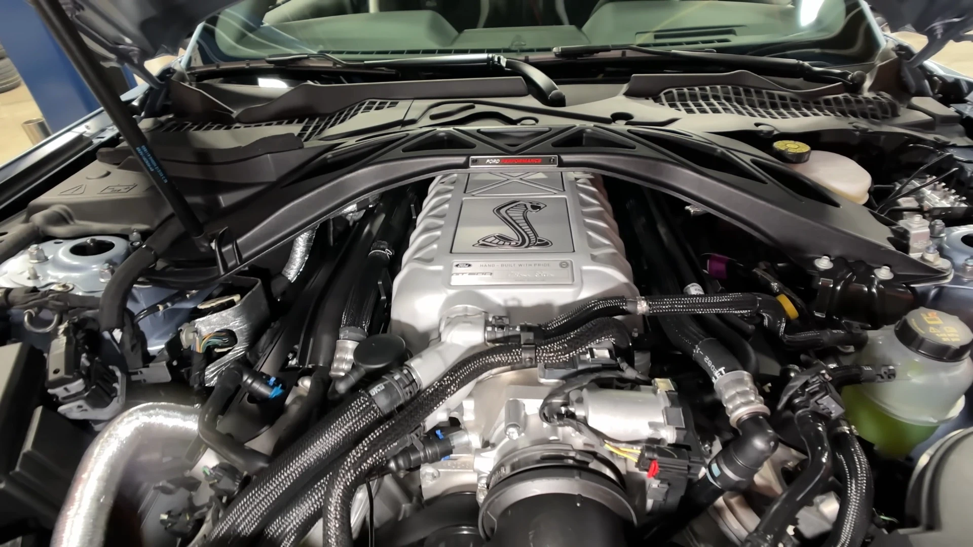 Panoramic view of the dealership showroom floor