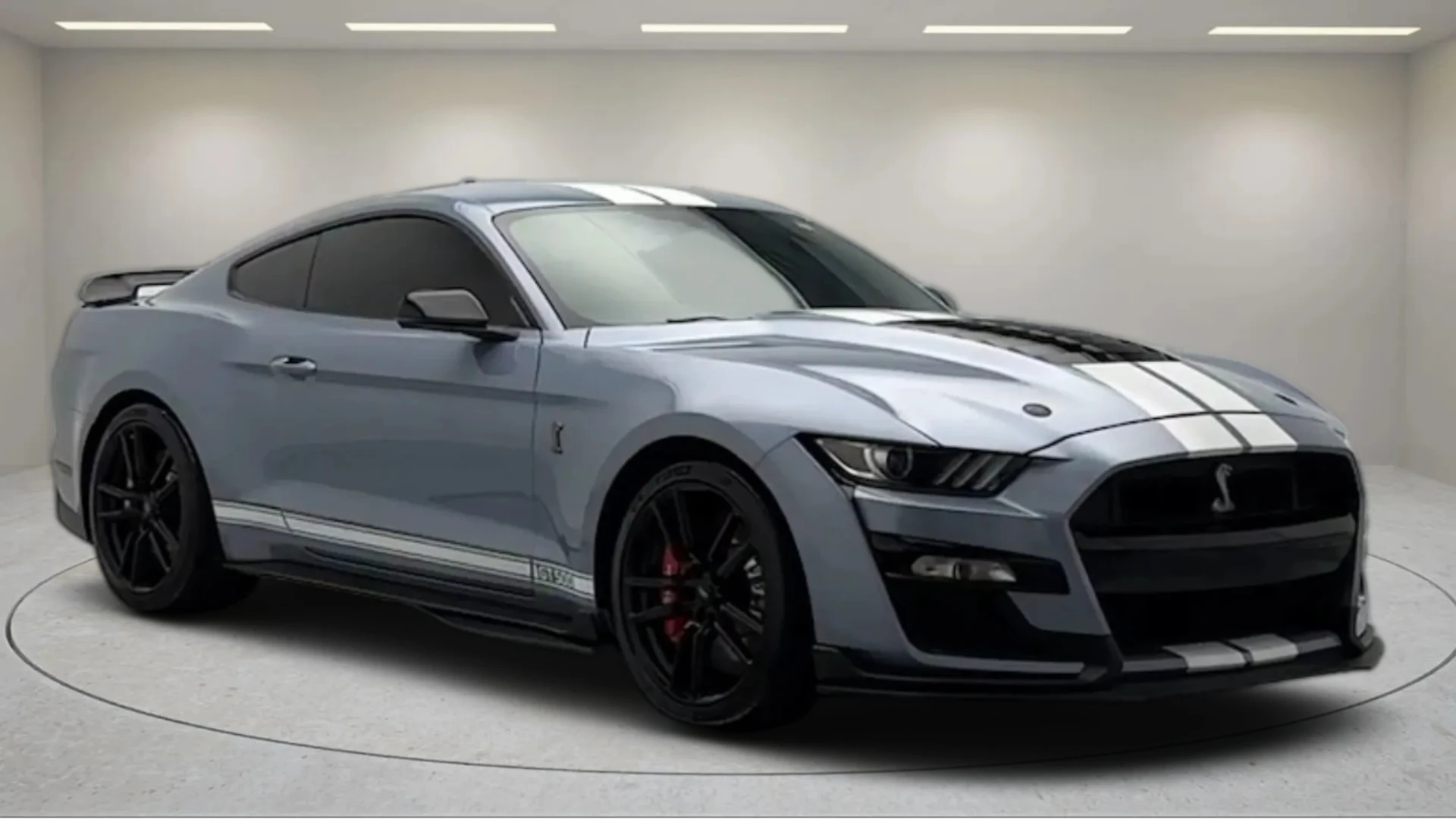 Premium luxury vehicle front view