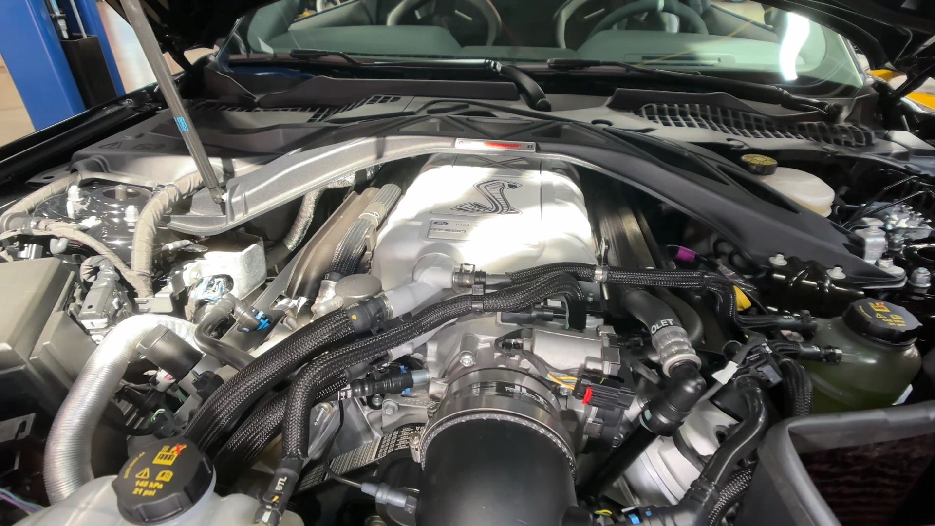 Panoramic view of the dealership showroom floor