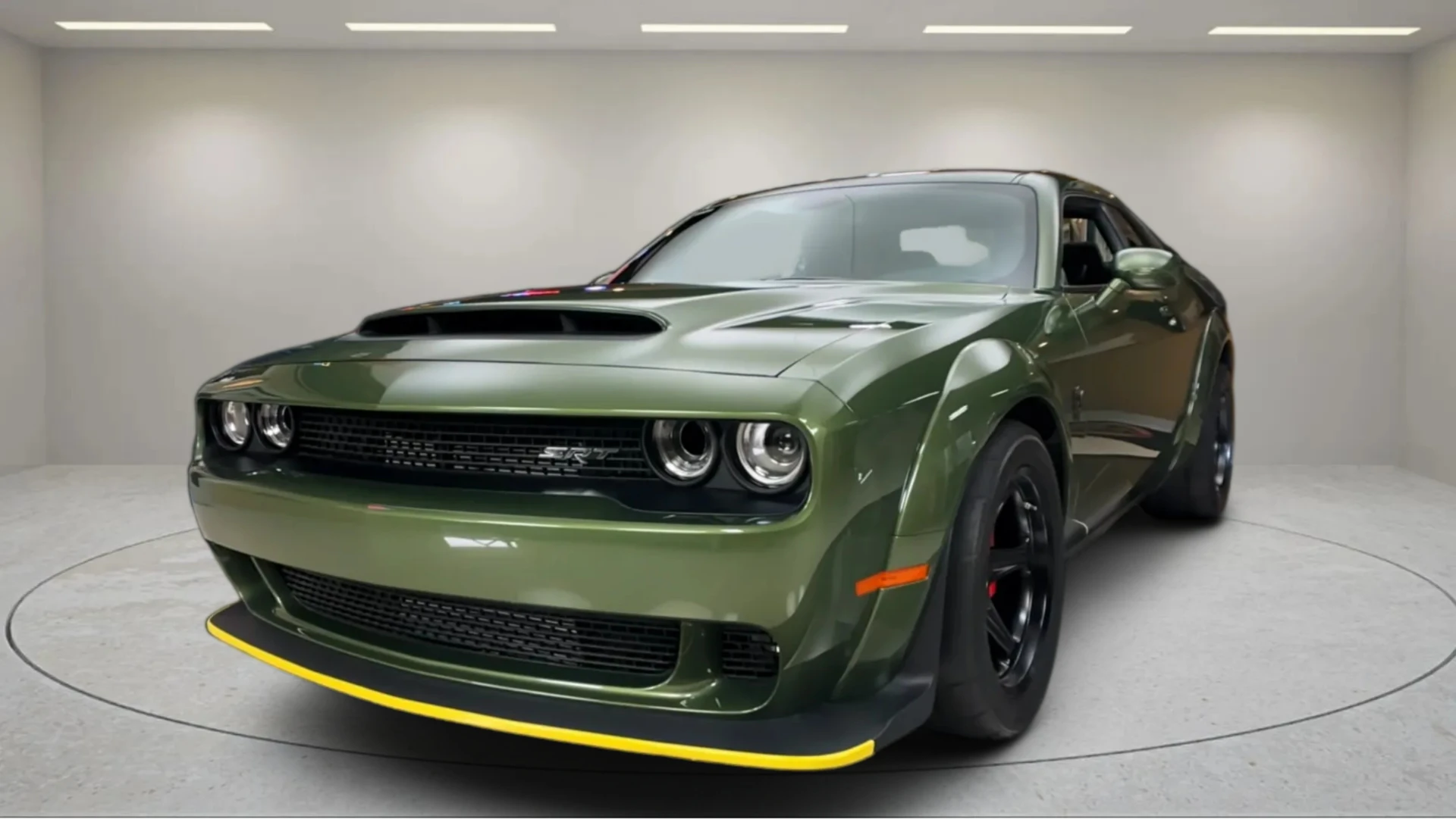 Premium luxury vehicle front view