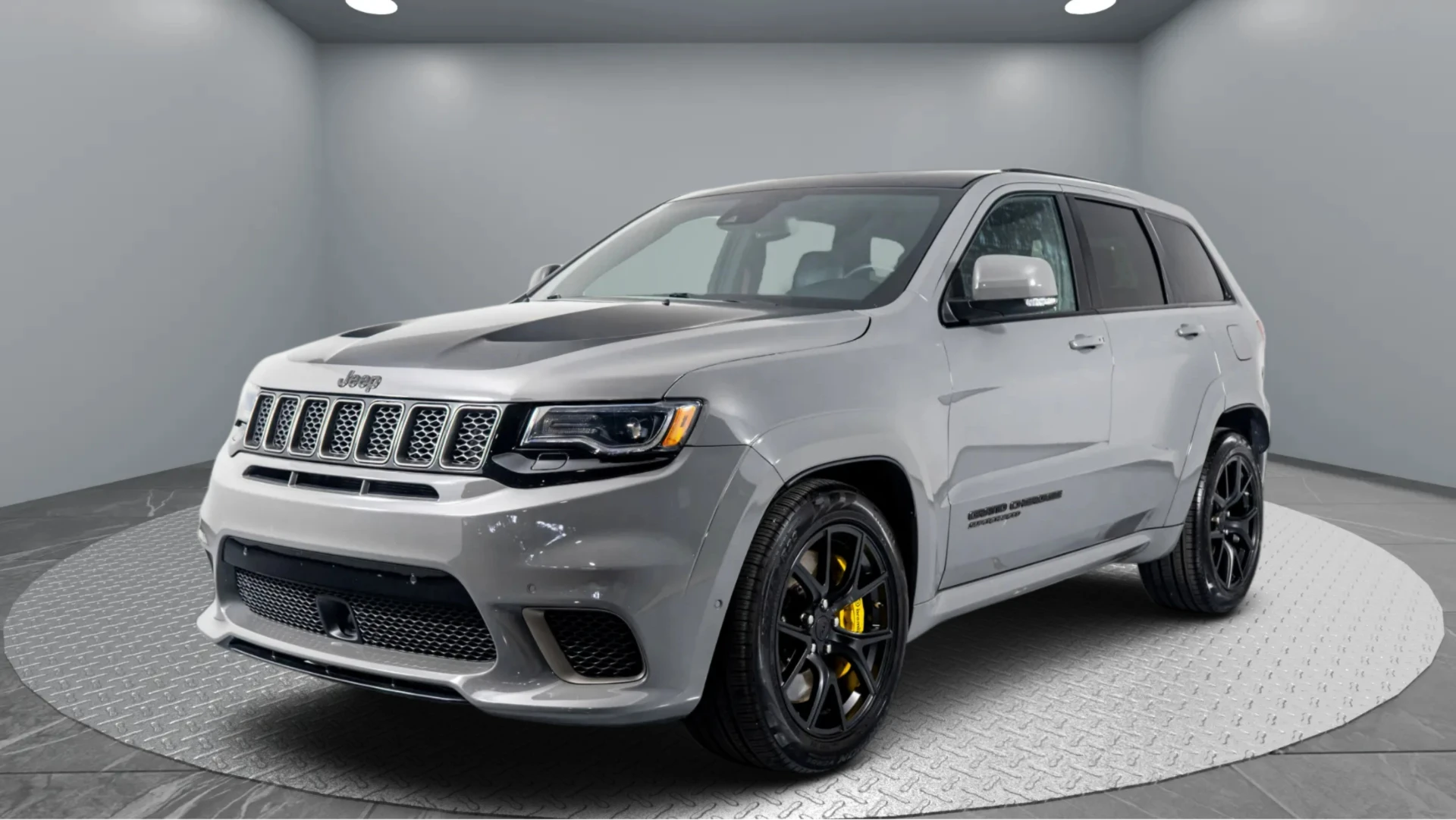 Premium luxury vehicle front view