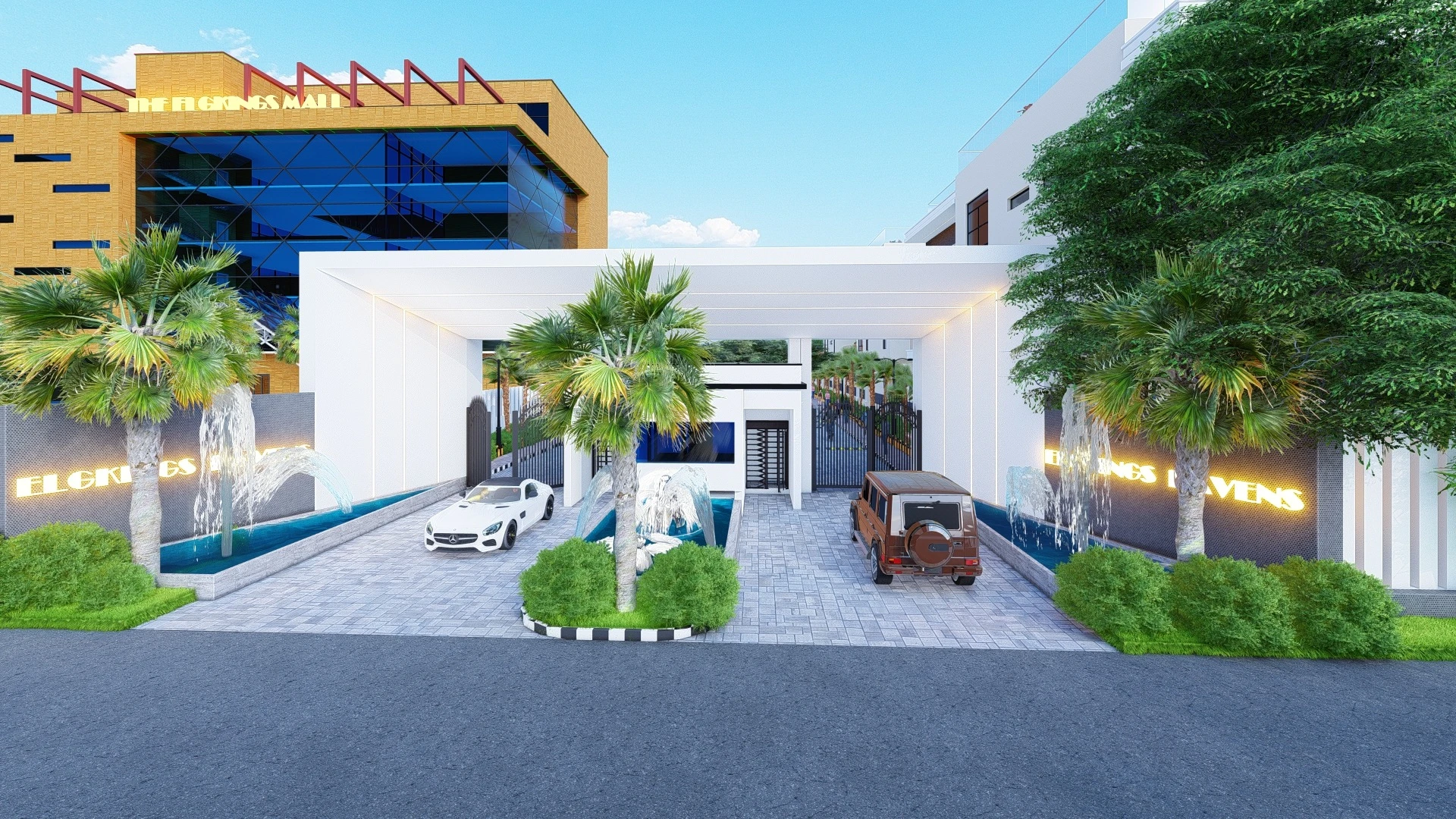 Secure Gated Living entrance