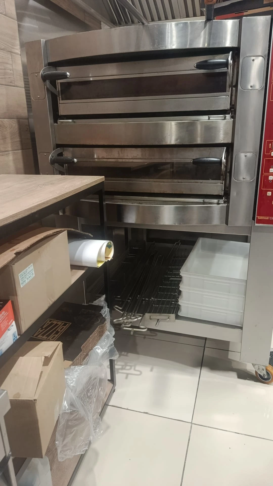 Installation groupe froid supermarché