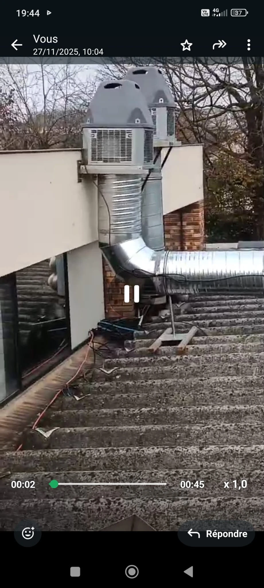 Installation climatisation réversible bureaux