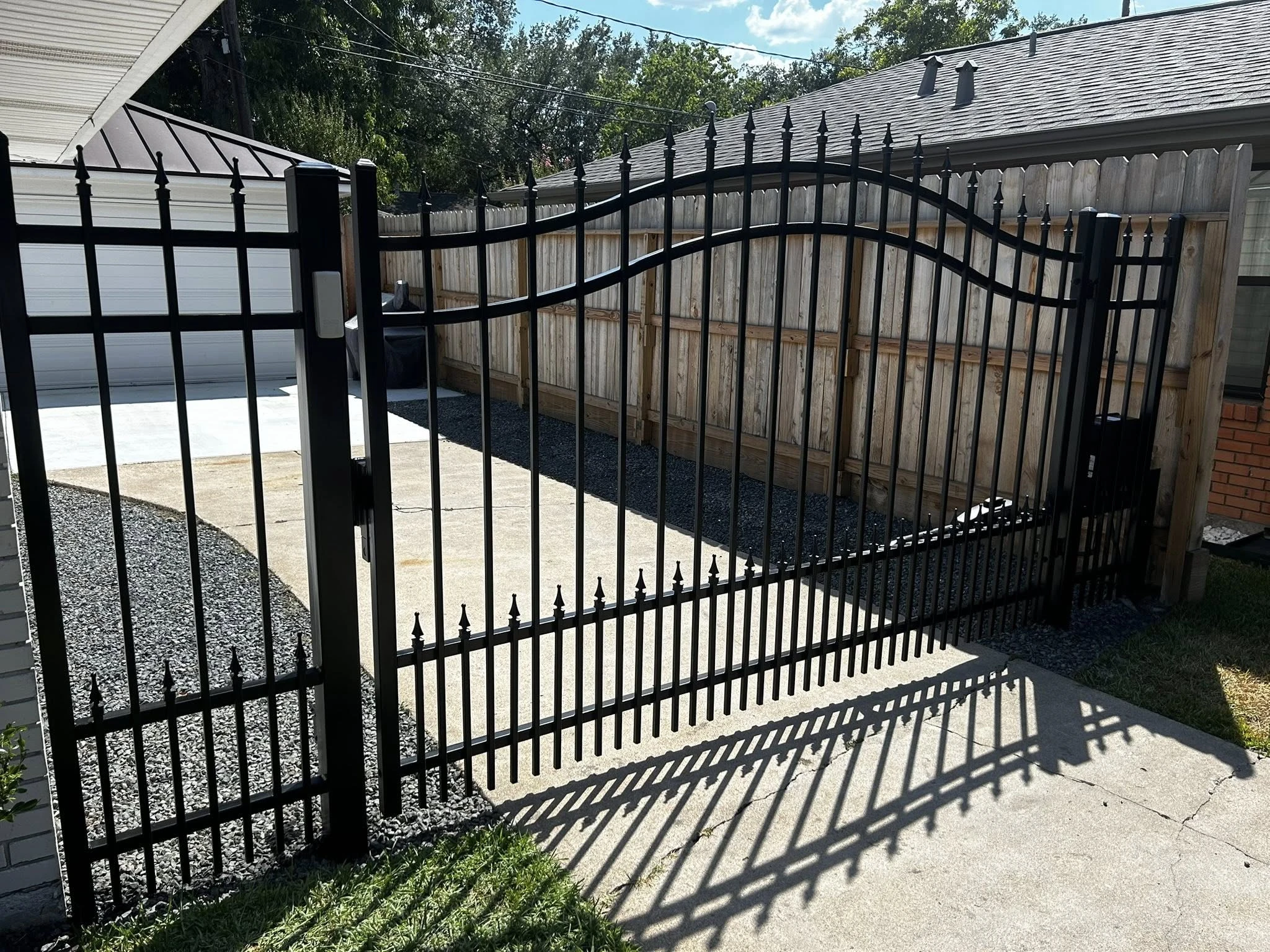 Wrought Iron Estate Gate