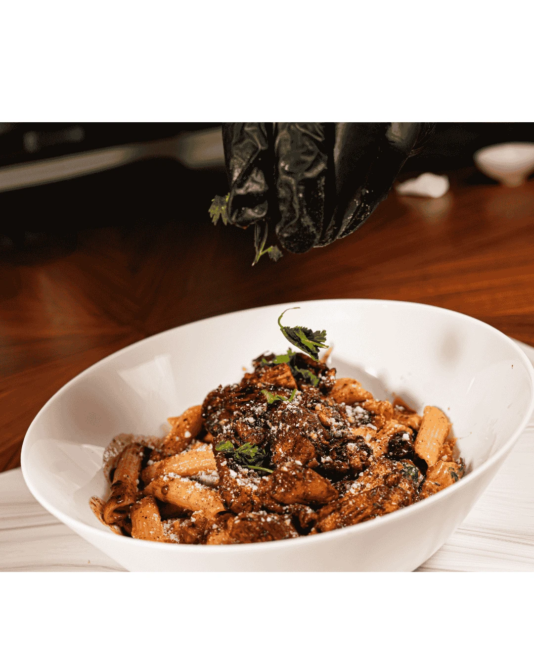 Chef Rob's Signature Rasta Pasta Dish