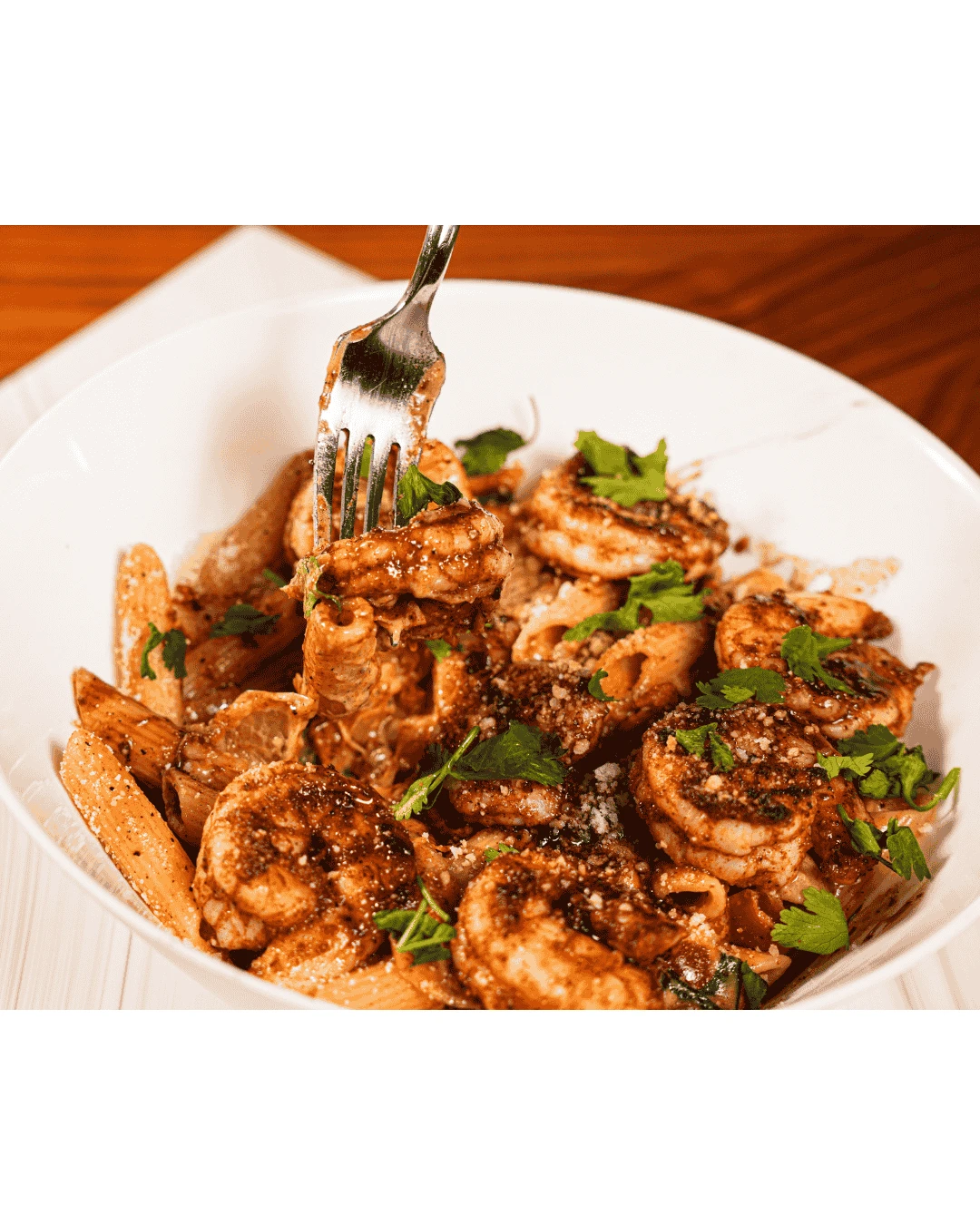 Chef Rob's Signature Rasta Pasta Dish