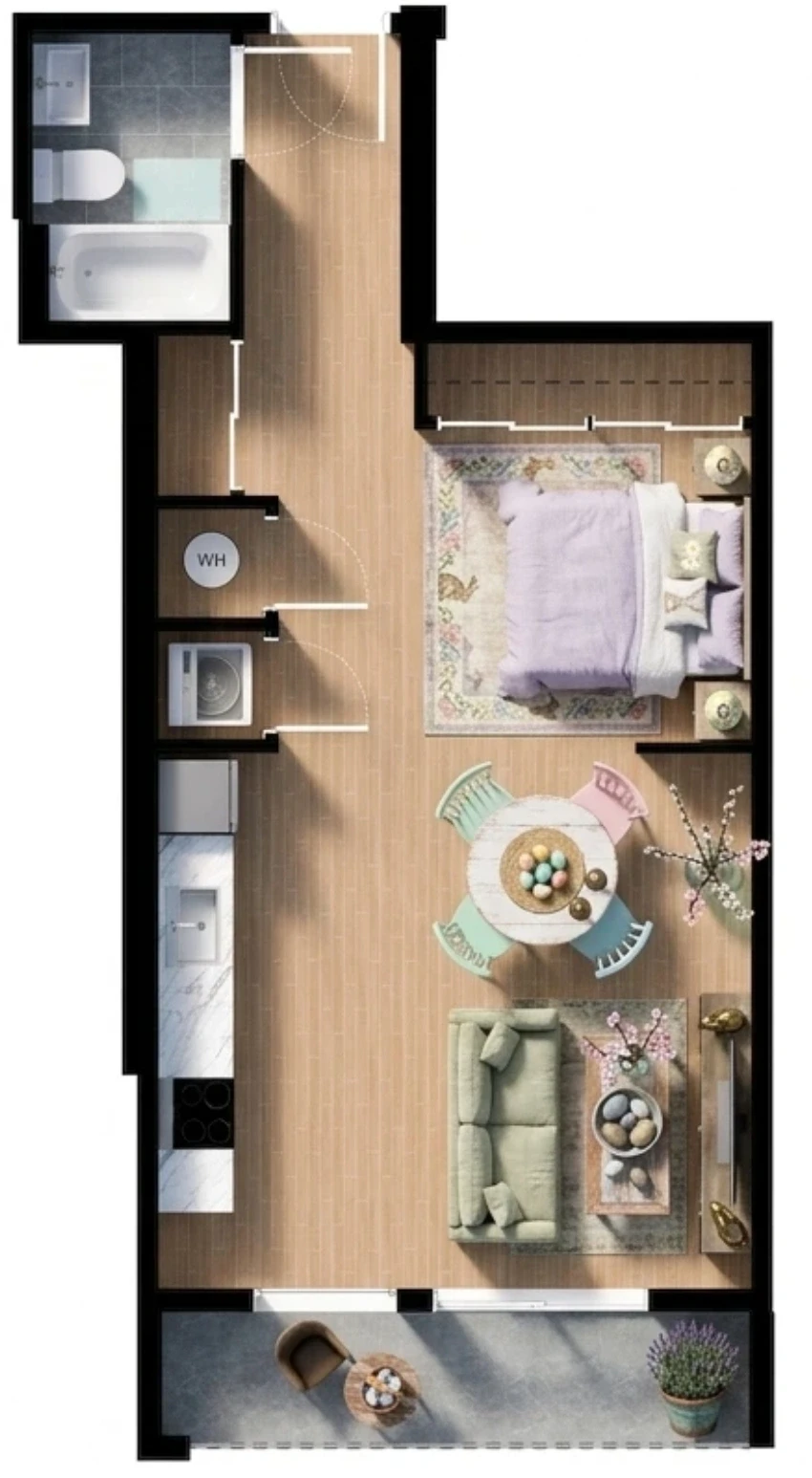 Suite B residence layout