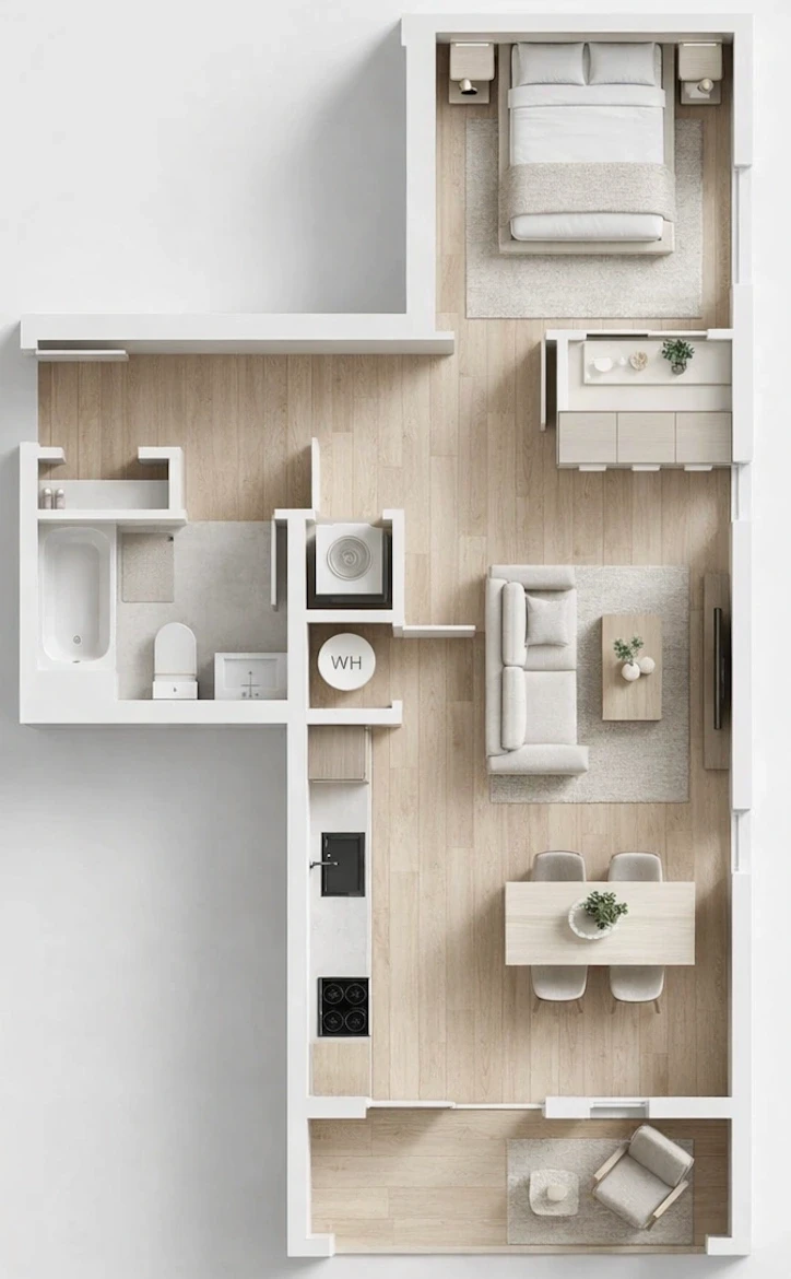 The Cathedral floorplan at 400 Park